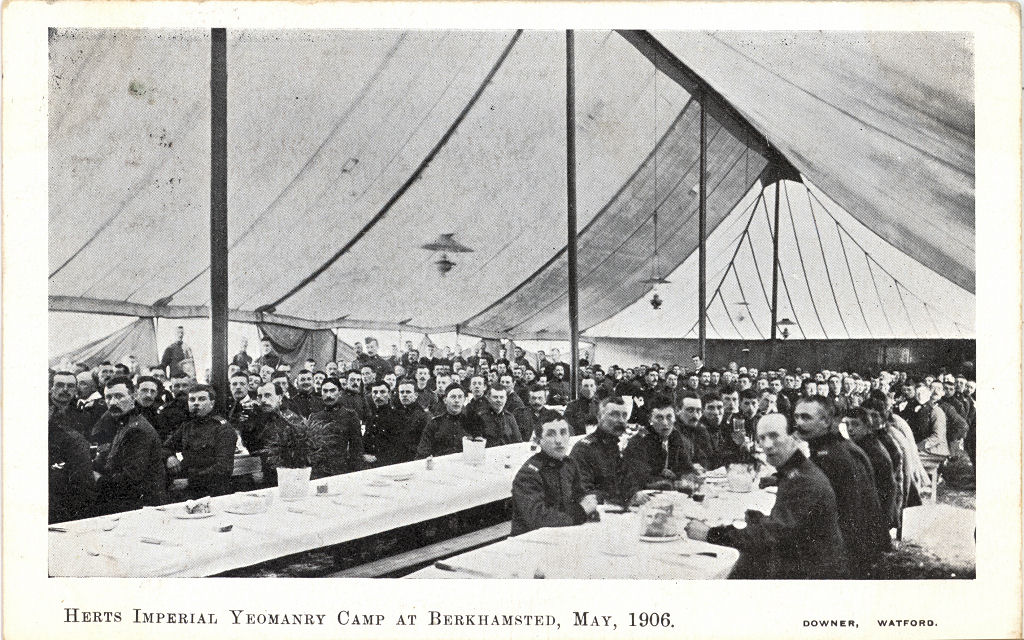Military Training Camp, Berkhamsted, 1906 (Hertfordshire Genealogy)